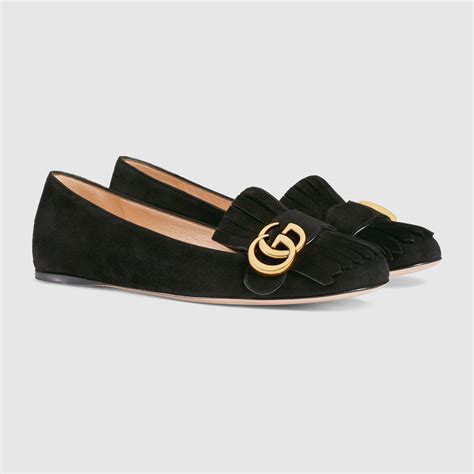 gucci silver flats|Gucci outlet flats.